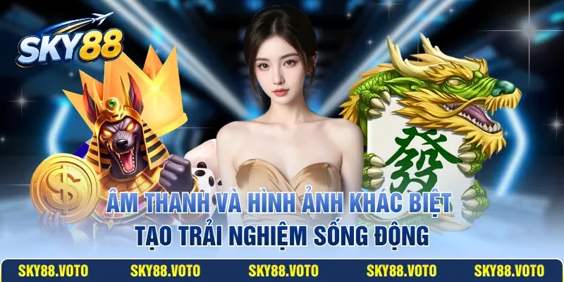 Âm thanh và hình ảnh khác biệt tạo trải nghiệm sống động