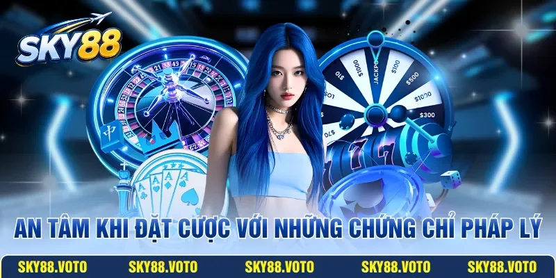 An tâm khi đặt cược với những chứng chỉ pháp lý