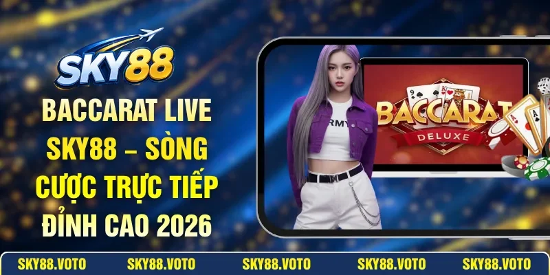 Baccarat Live SKY88 – Sòng Cược Trực Tiếp Đỉnh Cao 2026