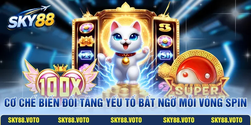 Cơ chế biến đổi tăng yếu tố bất ngờ mỗi vòng spin