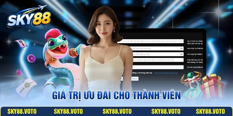 Giá trị ưu đãi cho thành viên