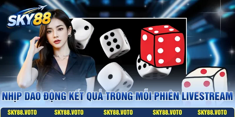 Nhịp dao động kết quả trong mỗi phiên livestream