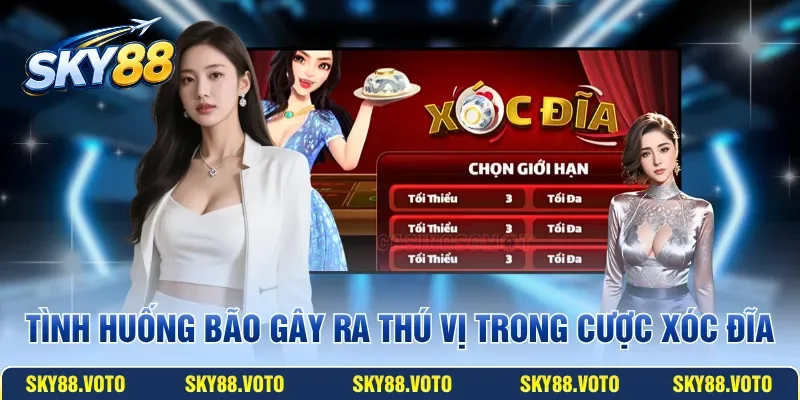 Tình huống bão gây ra thú vị trong cược Xóc Đĩa